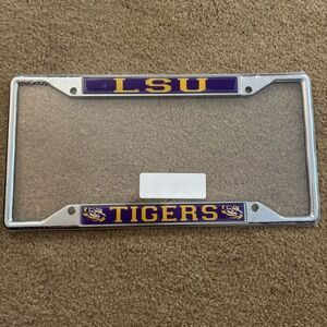 Louisiana State University LSU Tigers License Plate Frame *New*